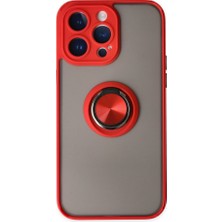 Tstore Apple iPhone 14 Pro Kılıf Montreal Yüzüklü Silikon Kapak