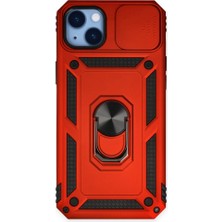 Tstore Apple iPhone 14 Plus Kılıf Pars Lens Yüzüklü Silikon