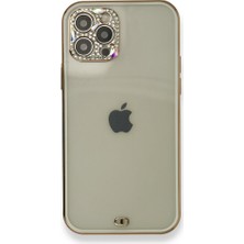 Tstore Apple iPhone 12 Pro Kılıf Liva Taşlı Silikon