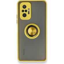 Tstore Xiaomi Redmi Note 10 Pro Kılıf Montreal Yüzüklü Silikon Kapak