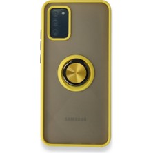 Tstore Samsung Galaxy A02S Kılıf Montreal Yüzüklü Silikon Kapak