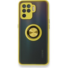 Tstore Oppo Reno 5 Lite Kılıf Montreal Yüzüklü Silikon Kapak