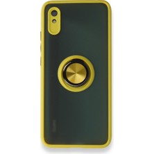 Tstore Xiaomi Redmi 9A Kılıf Montreal Yüzüklü Silikon Kapak