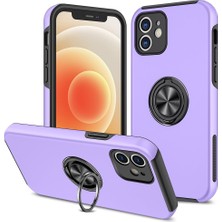 Tstore Apple iPhone 12 Kılıf Elit Yüzüklü Kapak