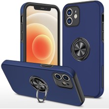 Tstore Apple iPhone 12 Kılıf Elit Yüzüklü Kapak