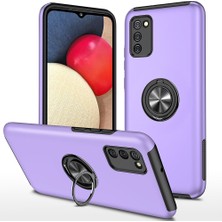 Tstore Samsung Galaxy A02S Kılıf Elit Yüzüklü Kapak