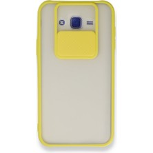 Tstore Samsung Galaxy J7 Kılıf Palm Buzlu Kamera Sürgülü Silikon