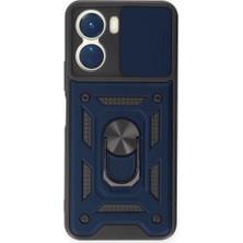 Tstore Vivo Y16 Kılıf Pars Lens Yüzüklü Silikon