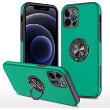 Tstore Apple iPhone 12 Pro Kılıf Elit Yüzüklü Kapak