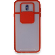 Tstore Samsung Galaxy J7 Pro / J730 Kılıf Palm Buzlu Kamera Sürgülü Silikon