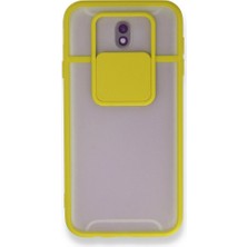 Tstore Samsung Galaxy J7 Pro / J730 Kılıf Palm Buzlu Kamera Sürgülü Silikon