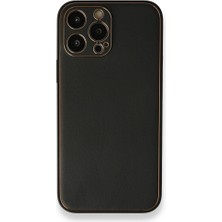 Tstore Apple iPhone 13 Pro Max Kılıf Coco Deri Silikon Kapak