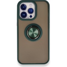 Tstore Apple iPhone 13 Pro Kılıf Montreal Yüzüklü Silikon Kapak
