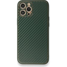 Tstore Apple iPhone 12 Pro Kılıf Coco Karbon Silikon