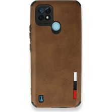 Tstore Realme C21 Kılıf Loop Deri Silikon