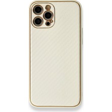 Tstore Apple iPhone 12 Pro Max Kılıf Coco Karbon Silikon