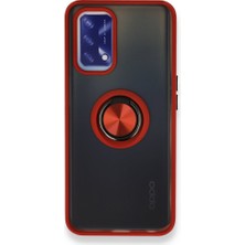 Tstore Oppo A74 4g Kılıf Montreal Yüzüklü Silikon Kapak
