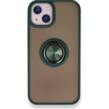 Tstore Apple iPhone 13 Kılıf Montreal Yüzüklü Silikon Kapak