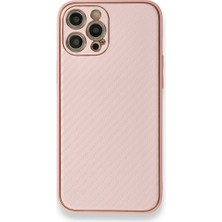 Tstore Apple iPhone 12 Pro Max Kılıf Coco Karbon Silikon