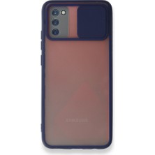 Tstore Samsung Galaxy A02S Kılıf Palm Buzlu Kamera Sürgülü Silikon