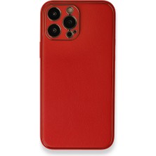 Tstore Apple iPhone 13 Pro Max Kılıf Coco Deri Silikon Kapak