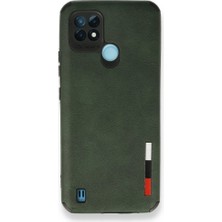 Tstore Realme C21 Kılıf Loop Deri Silikon