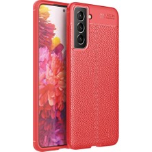 Tstore Samsung Galaxy S21 Fe Kılıf Focus Derili Silikon