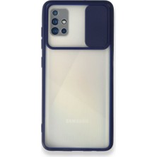 Tstore Samsung Galaxy A71 Kılıf Palm Buzlu Kamera Sürgülü Silikon