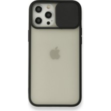Tstore Apple iPhone 12 Pro Max Kılıf Palm Buzlu Kamera Sürgülü Silikon