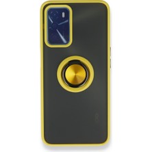 Tstore Oppo A16 Kılıf Montreal Yüzüklü Silikon Kapak