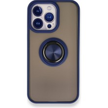 Tstore Apple iPhone 13 Pro Kılıf Montreal Yüzüklü Silikon Kapak