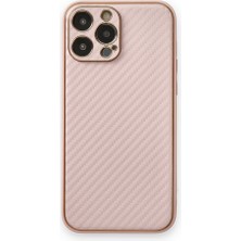 Tstore Apple iPhone 13 Pro Max Kılıf Coco Karbon Silikon