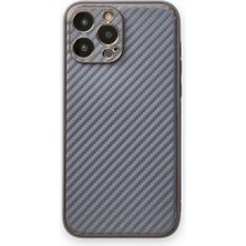 Tstore Apple iPhone 13 Pro Max Kılıf Coco Karbon Silikon