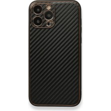 Tstore Apple iPhone 13 Pro Kılıf Coco Karbon Silikon