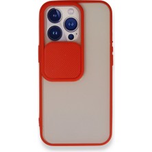 Tstore Apple iPhone 13 Pro Kılıf Palm Buzlu Kamera Sürgülü Silikon