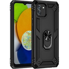 Tstore Samsung Galaxy A03 Kılıf Sofya Yüzüklü Silikon Kapak