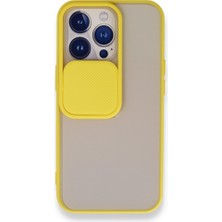 Tstore Apple iPhone 13 Pro Kılıf Palm Buzlu Kamera Sürgülü Silikon