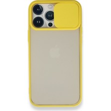 Tstore Apple iPhone 13 Pro Max Kılıf Palm Buzlu Kamera Sürgülü Silikon