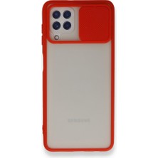 Tstore Samsung Galaxy A22 Kılıf Palm Buzlu Kamera Sürgülü Silikon