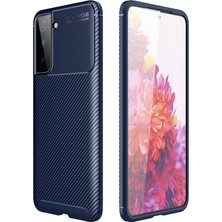 Tstore Samsung Galaxy S21 Plus Kılıf Focus Karbon Silikon