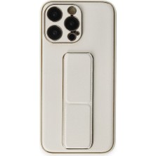 Tstore Apple iPhone 13 Pro Kılıf Coco Deri Standlı Kapak