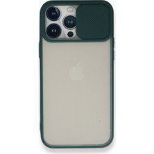 Tstore Apple iPhone 13 Pro Max Kılıf Palm Buzlu Kamera Sürgülü Silikon