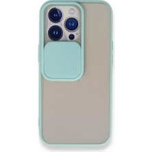 Tstore Apple iPhone 13 Pro Kılıf Palm Buzlu Kamera Sürgülü Silikon