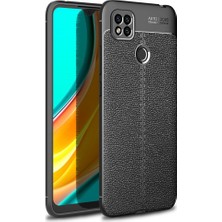 Tstore Xiaomi Redmi 9c Kılıf Focus Derili Silikon