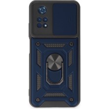 Tstore Xiaomi Poco M4 Pro 4g Kılıf Pars Lens Yüzüklü Silikon