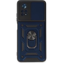 Tstore Xiaomi Poco X4 Pro 5g Kılıf Pars Lens Yüzüklü Silikon