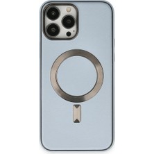 Tstore Apple iPhone 13 Pro Max Kılıf Coco Deri Magneticsafe Silikon