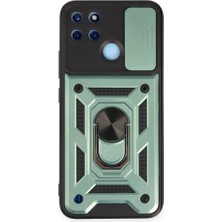 Tstore Realme C25Y Kılıf Pars Lens Yüzüklü Silikon