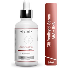 Voop Red Peeling, Cilt Yenileyici Aha 10% + Bha 2% Serum 30 ml