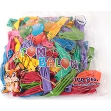 No Name Atom Balon Atom Balon Panc Zipzip Ipli Balon 100 Adet